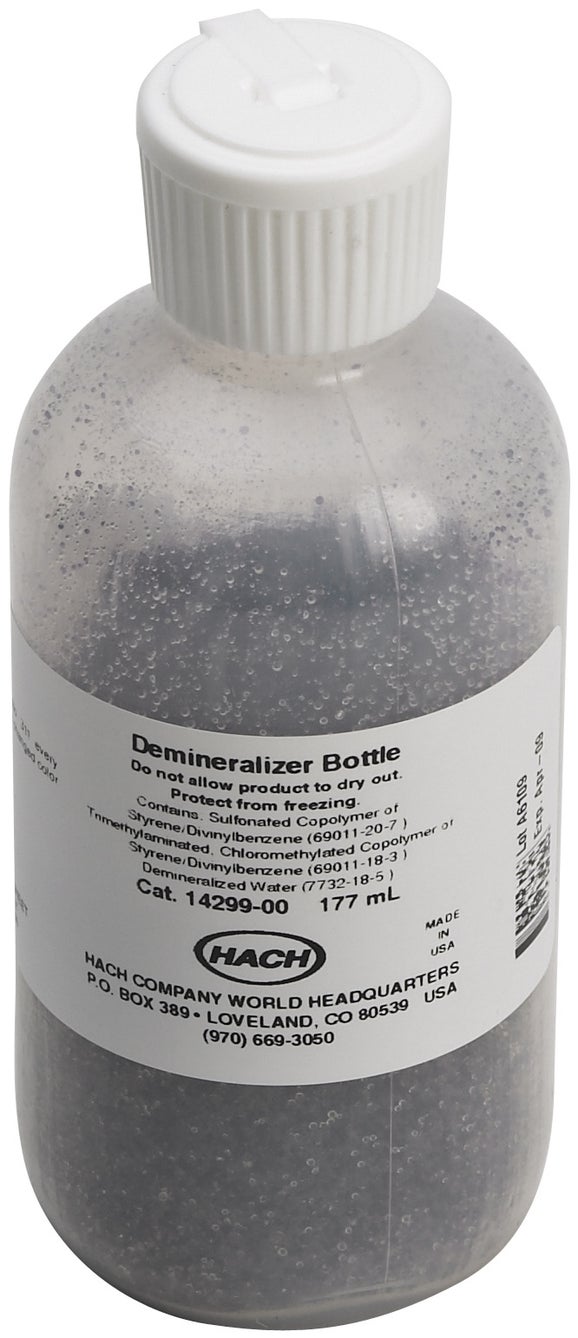 Botella de desmineralizador, Capacidad 177 ml