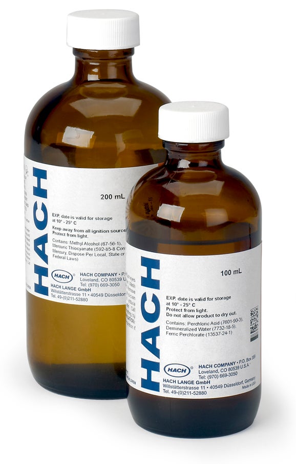 Solución de reactivo 3 para la determinación de THM, 100 mL, Hach