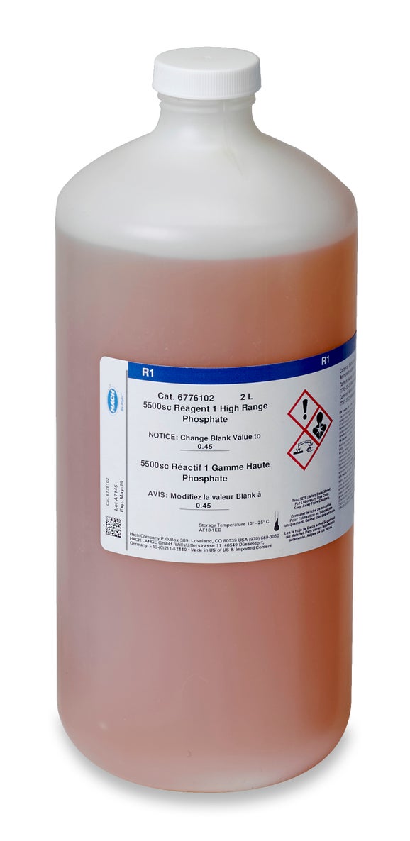 5500sc Reagent 1 High Range Phosphate 2L