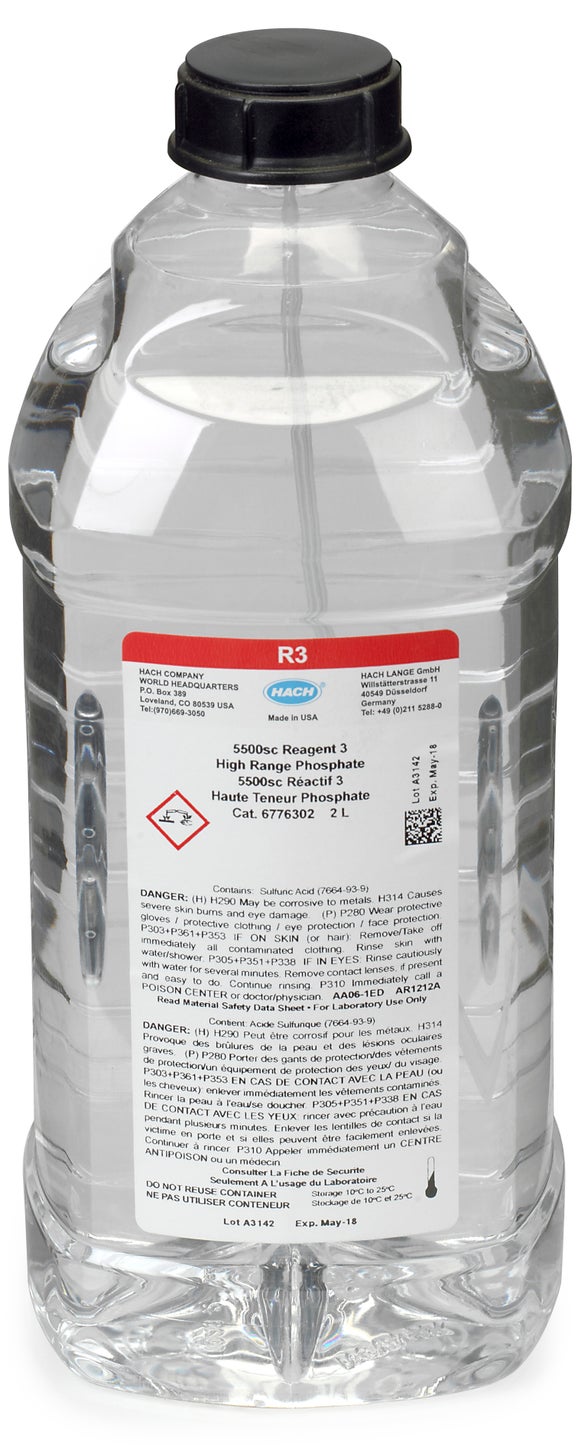 5500sc Reagent 3 High Range Phosphate 2L